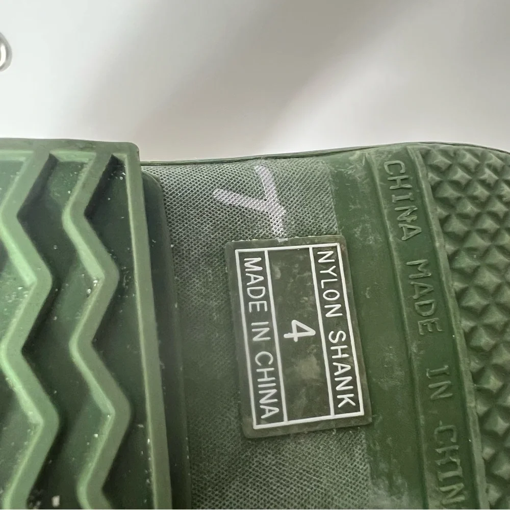 L.L. Bean Wellies Rain Boots Waterproof Green Kids Size 4